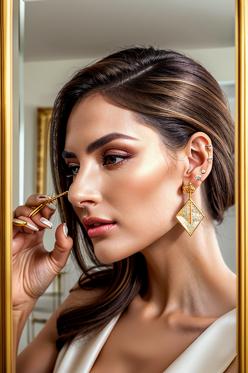 mirror photo pose girl simple