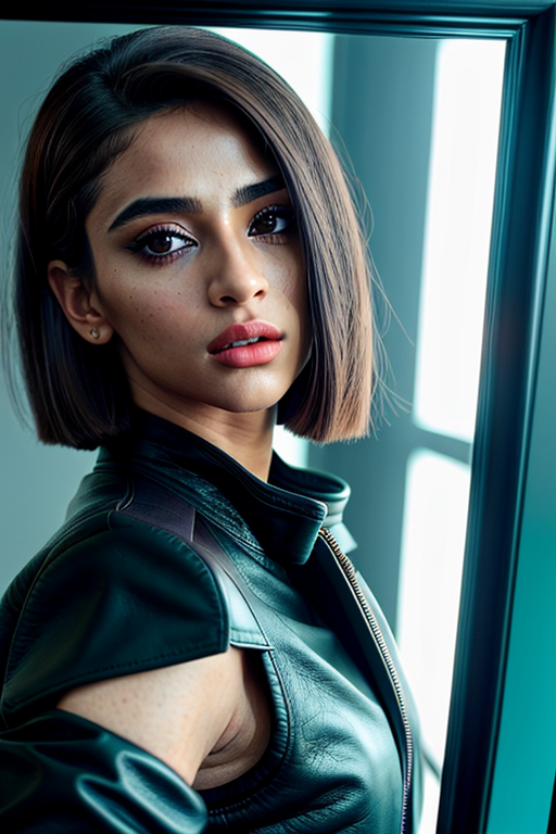 mirror photo pose girl simple